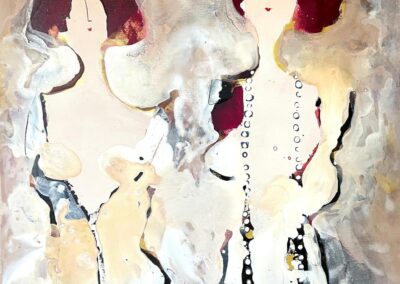 2025 - Gloria und ihre Schwester - 80 x 70 cm